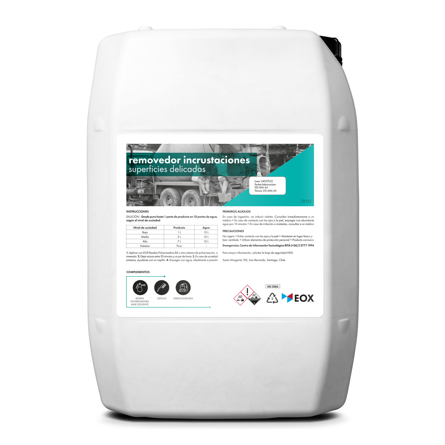 [DI03] Removedor de Incrustaciones | Superficies Delicadas