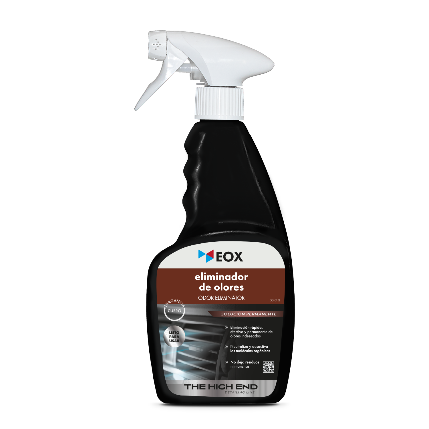 [EO01] Eliminador de Olores | Odor Eliminator Cuero c/ Gatillo