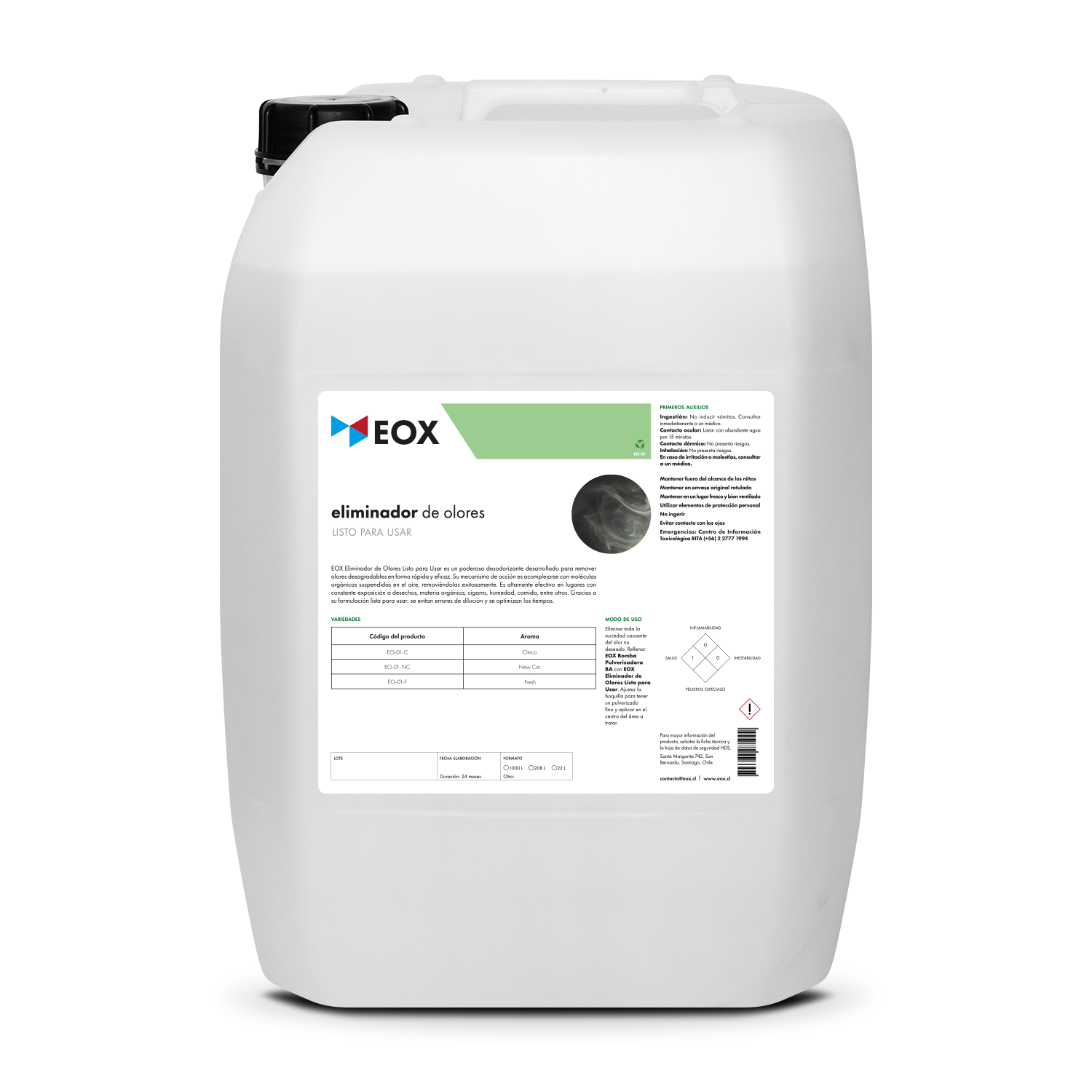 [EO01] Eliminador de Olores | Acción Rápida