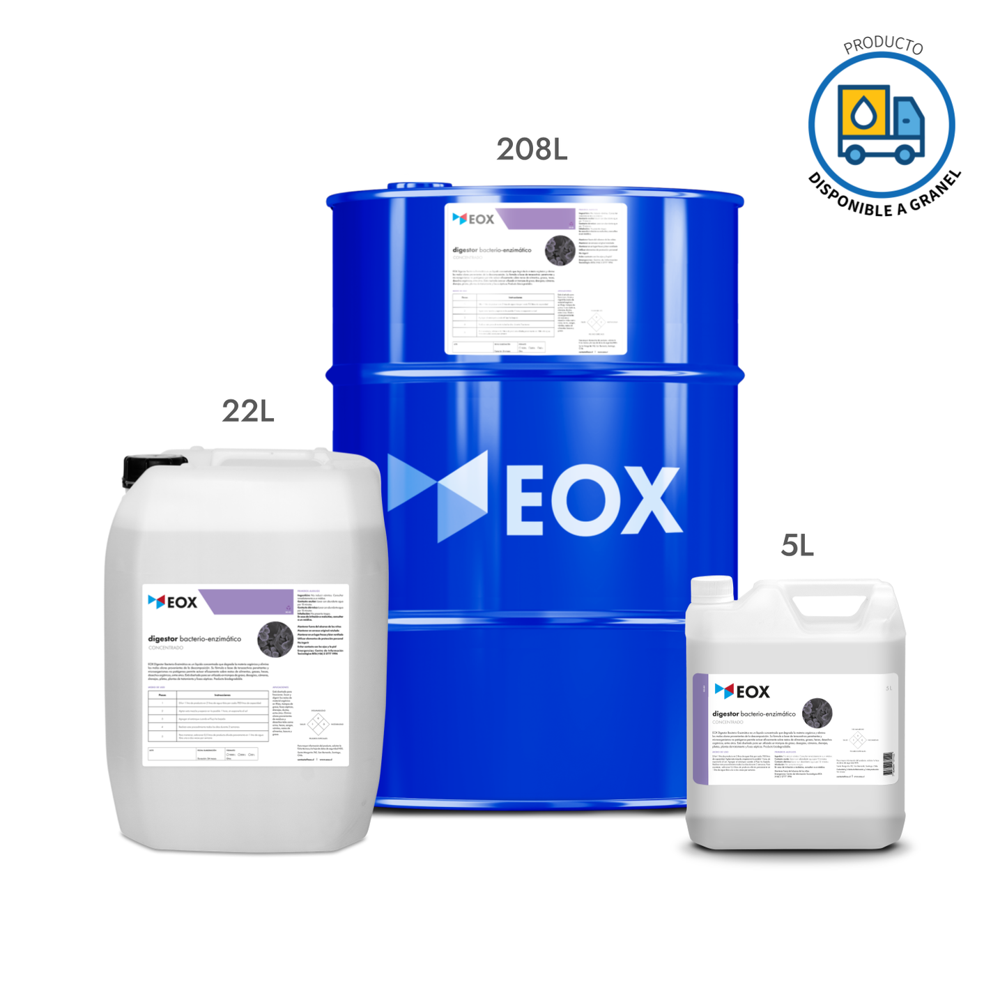[EO02] Digestor Bacterio Enzimático | Concentrado