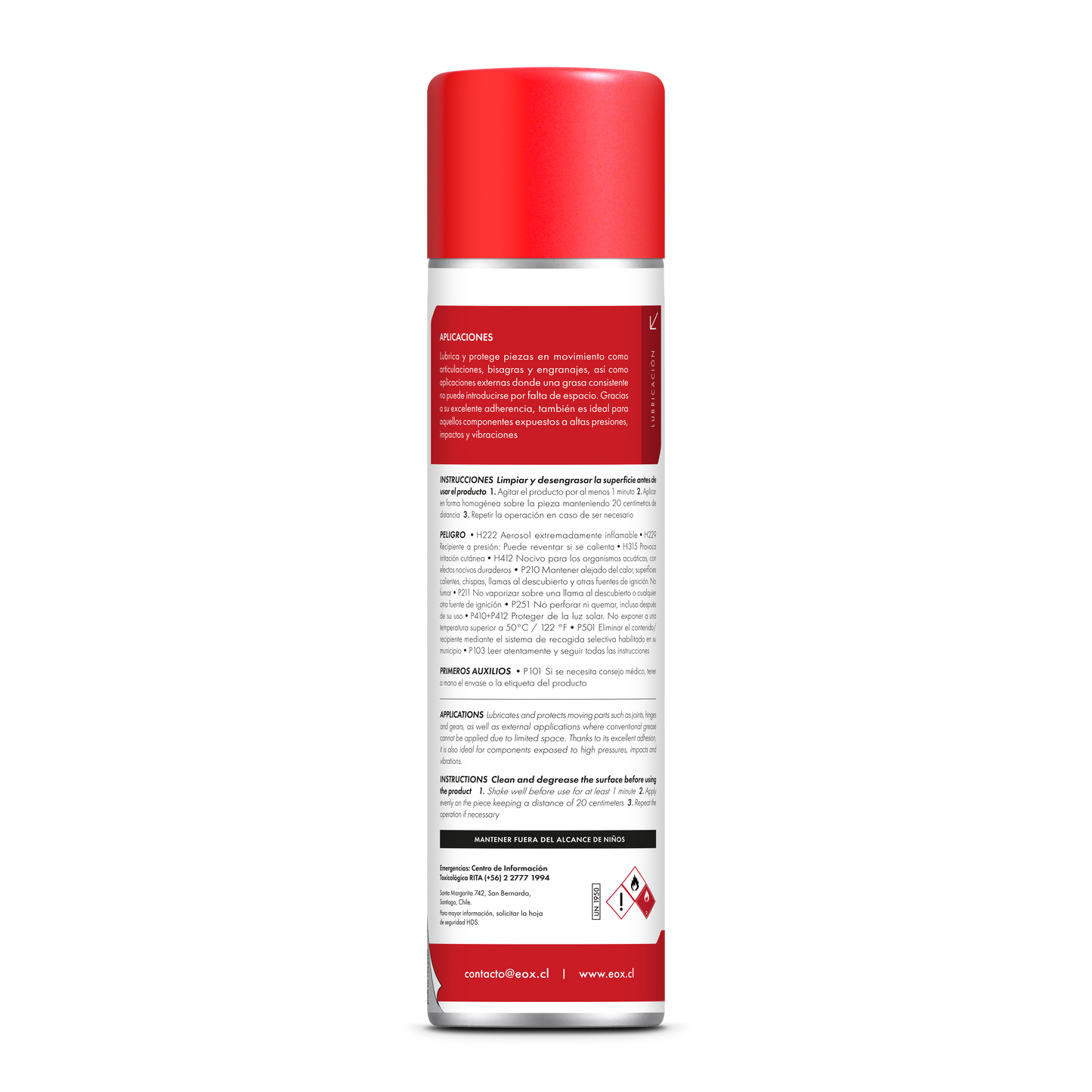 [GL01] Grasa Líquida Adhesiva | Adhesive Grease Spray