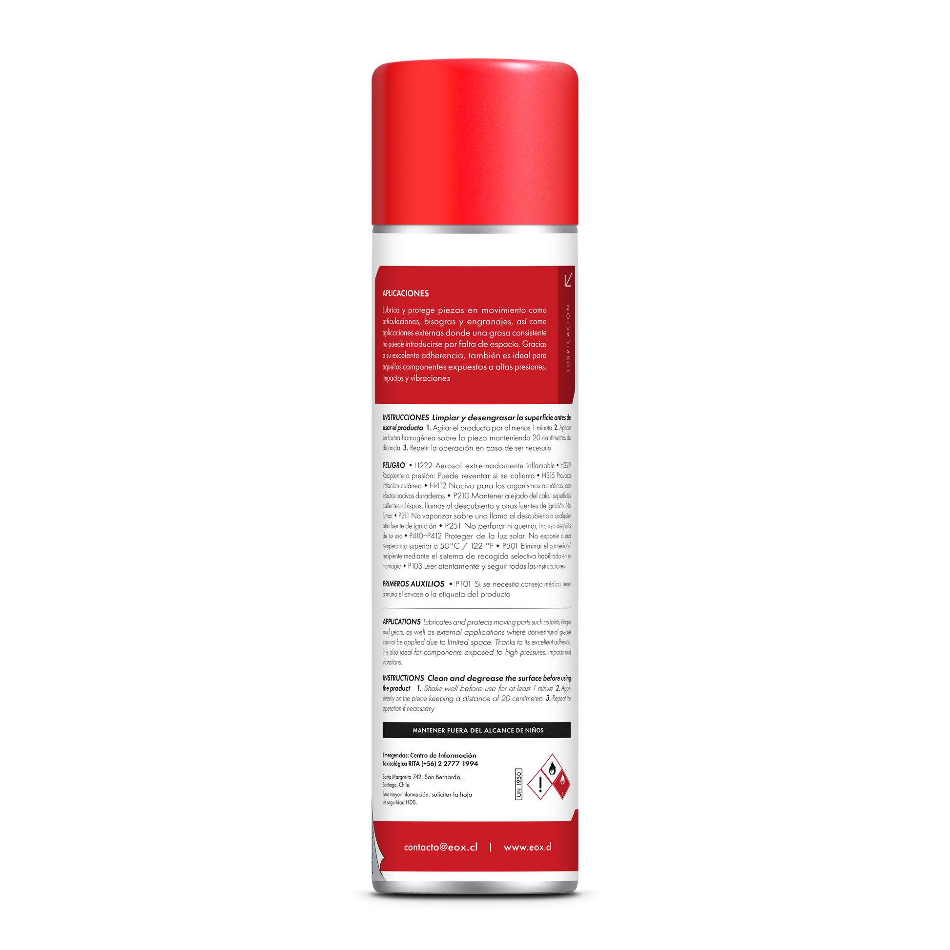 [GL01] Grasa Líquida Adhesiva | Adhesive Grease Spray