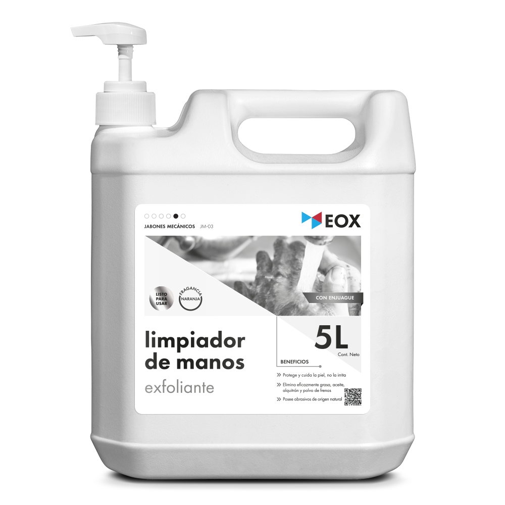 [JM03] Limpiador de Manos | Exfoliante c/ Válvula