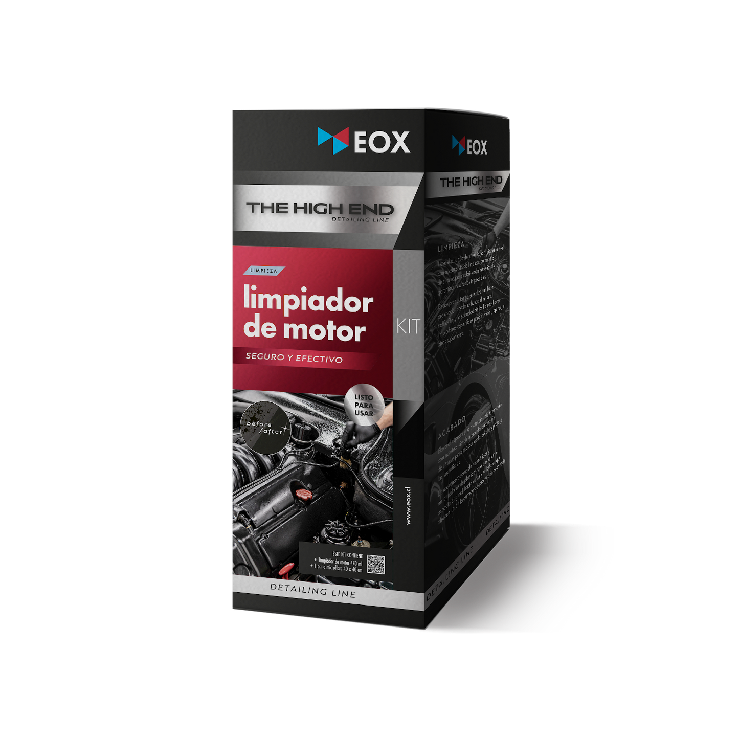 [KIT-DA26] Limpiador de Motor | Incluye Paño Microfibra 40x40