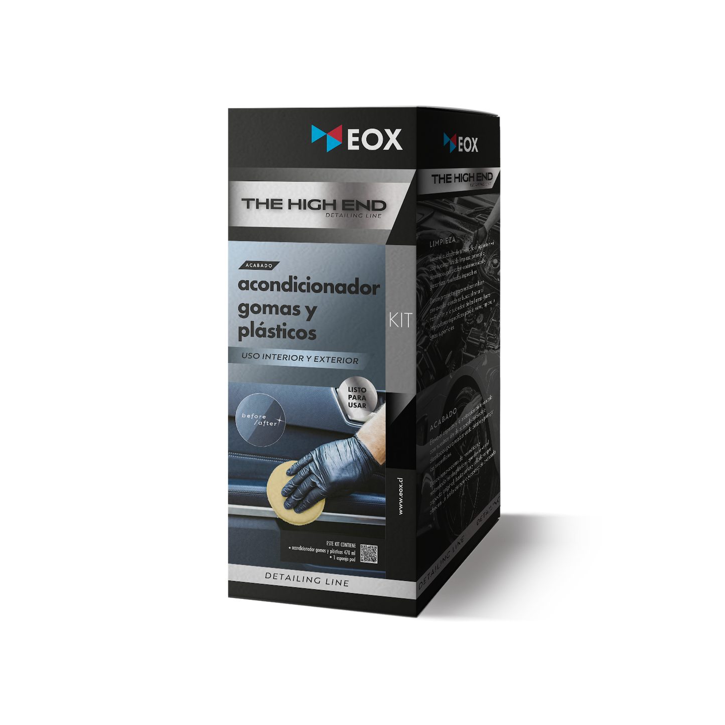 [KIT-RG02] Acondicionador Gomas y Plásticos | Incluye Esponja Pad