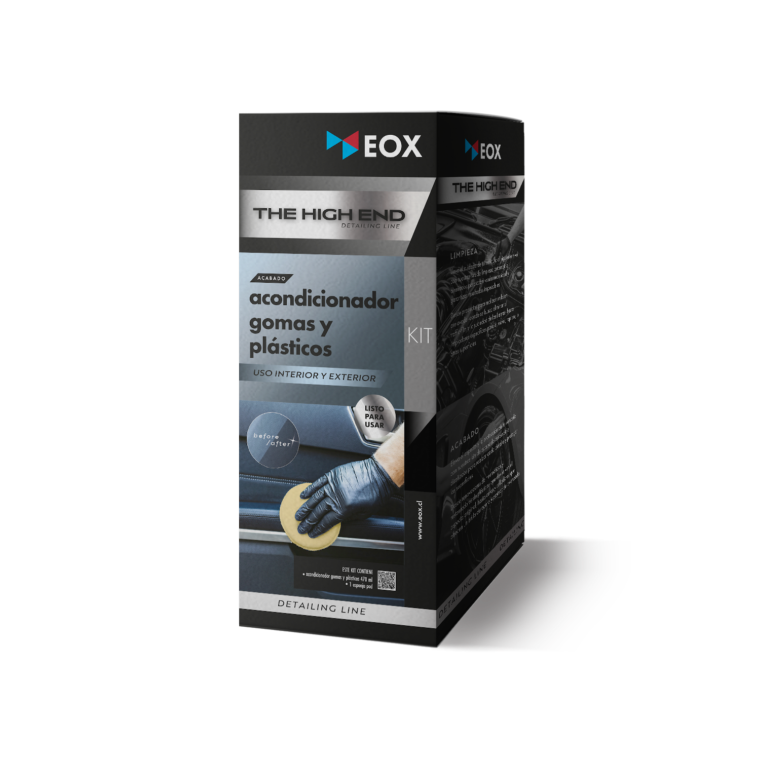 [KIT-RG02] Acondicionador Gomas y Plásticos | Incluye Esponja Pad