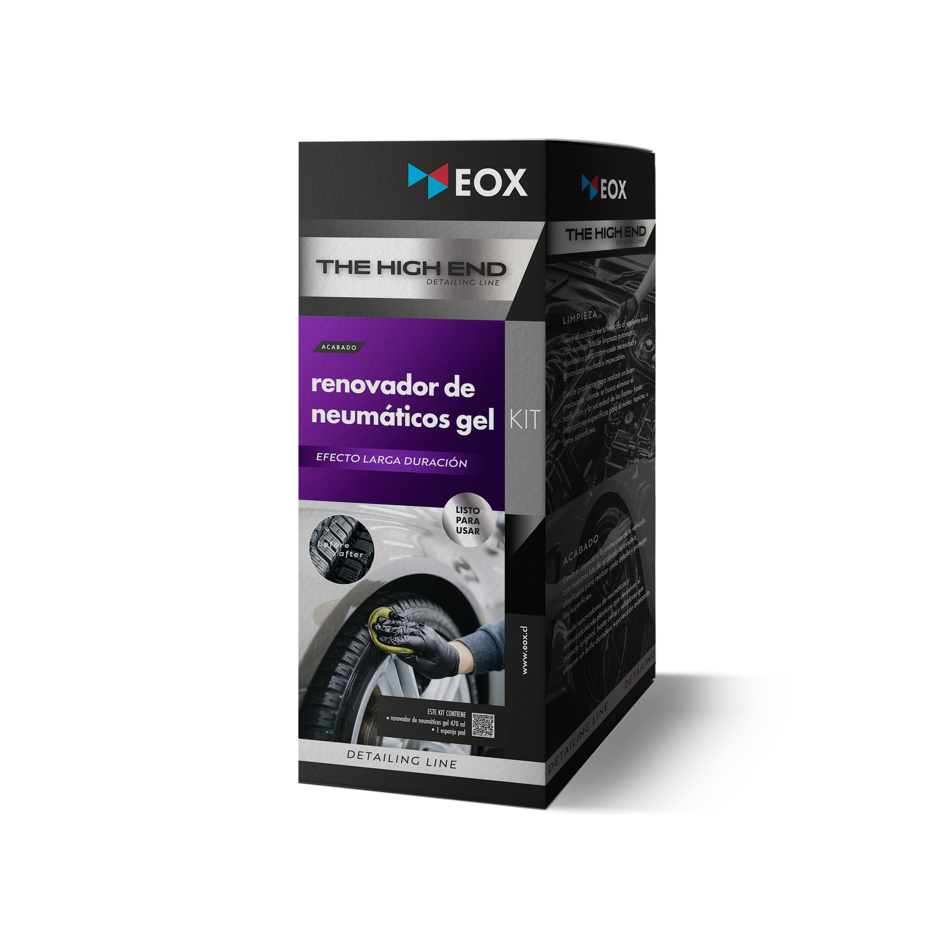 [KIT-RG03] Renovador de Neumáticos Gel | Incluye Esponja Pad