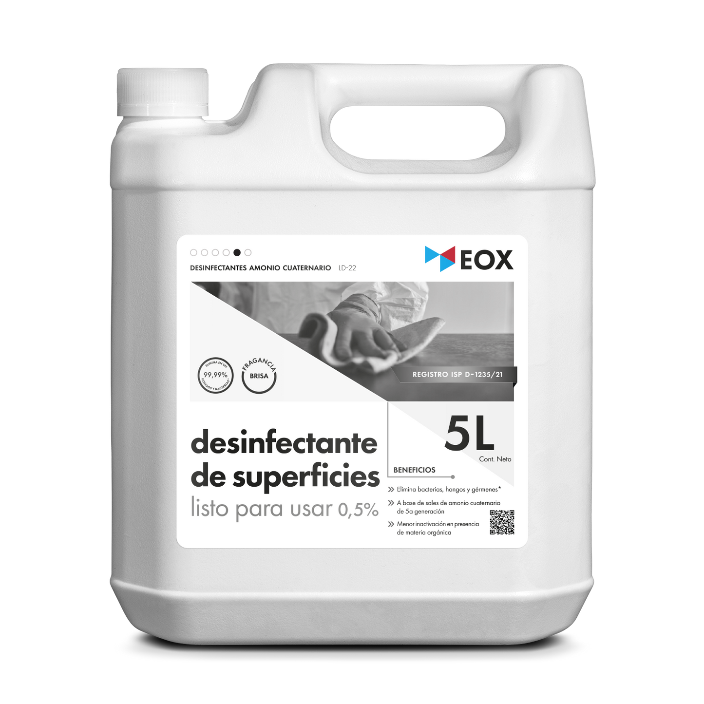 [LD22] Desinfectante de Superficies | Listo para Usar 0,5%