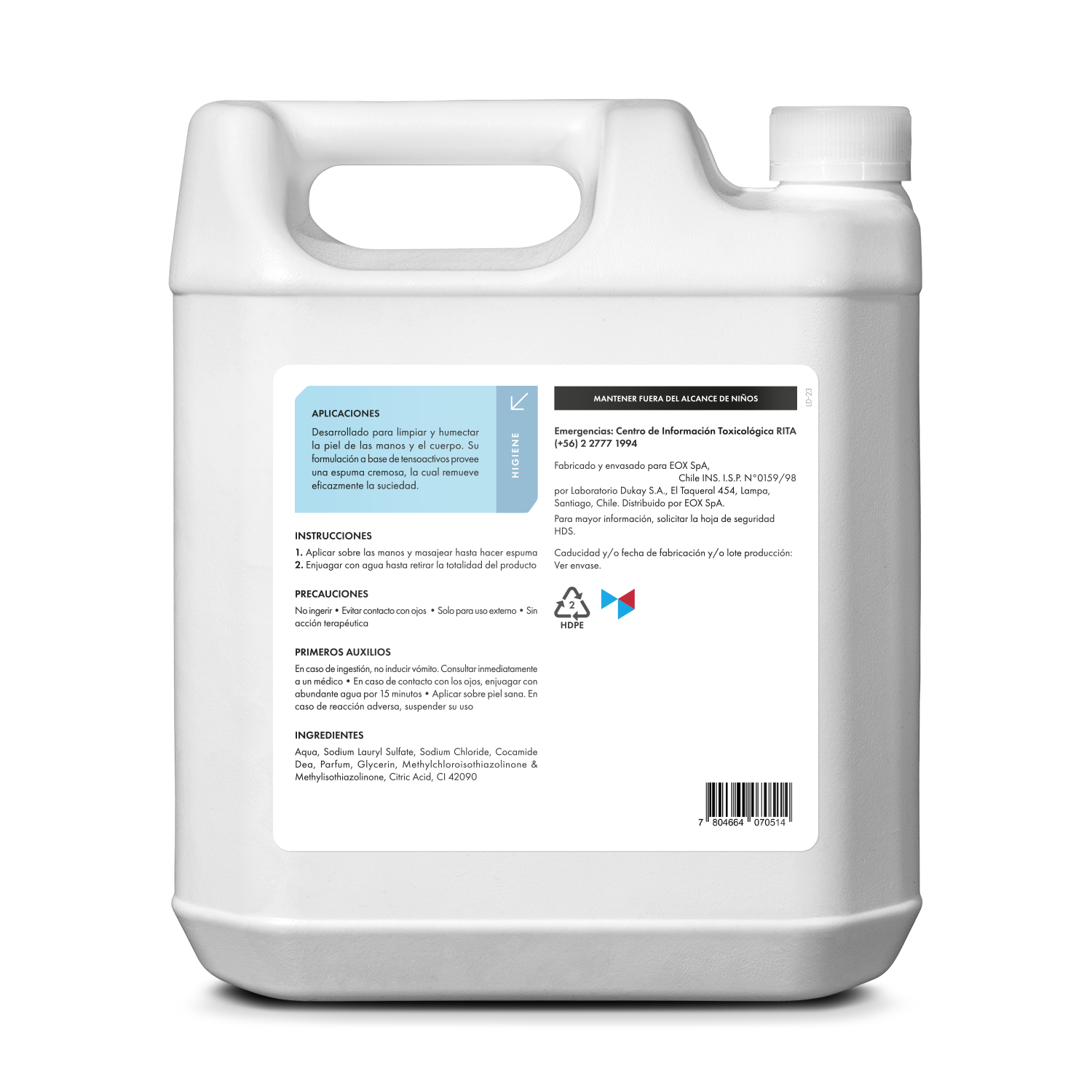 [LD23] Jabón de Glicerina | pH Neutro