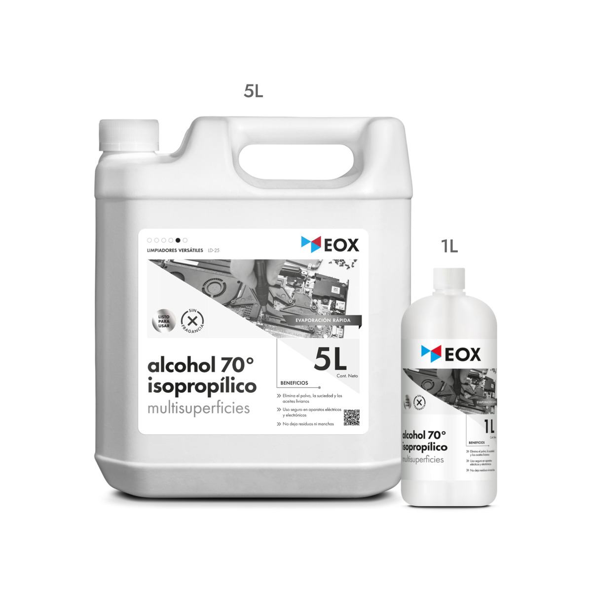 [LD25] Alcohol 70° Isopropílico | Multisuperficies