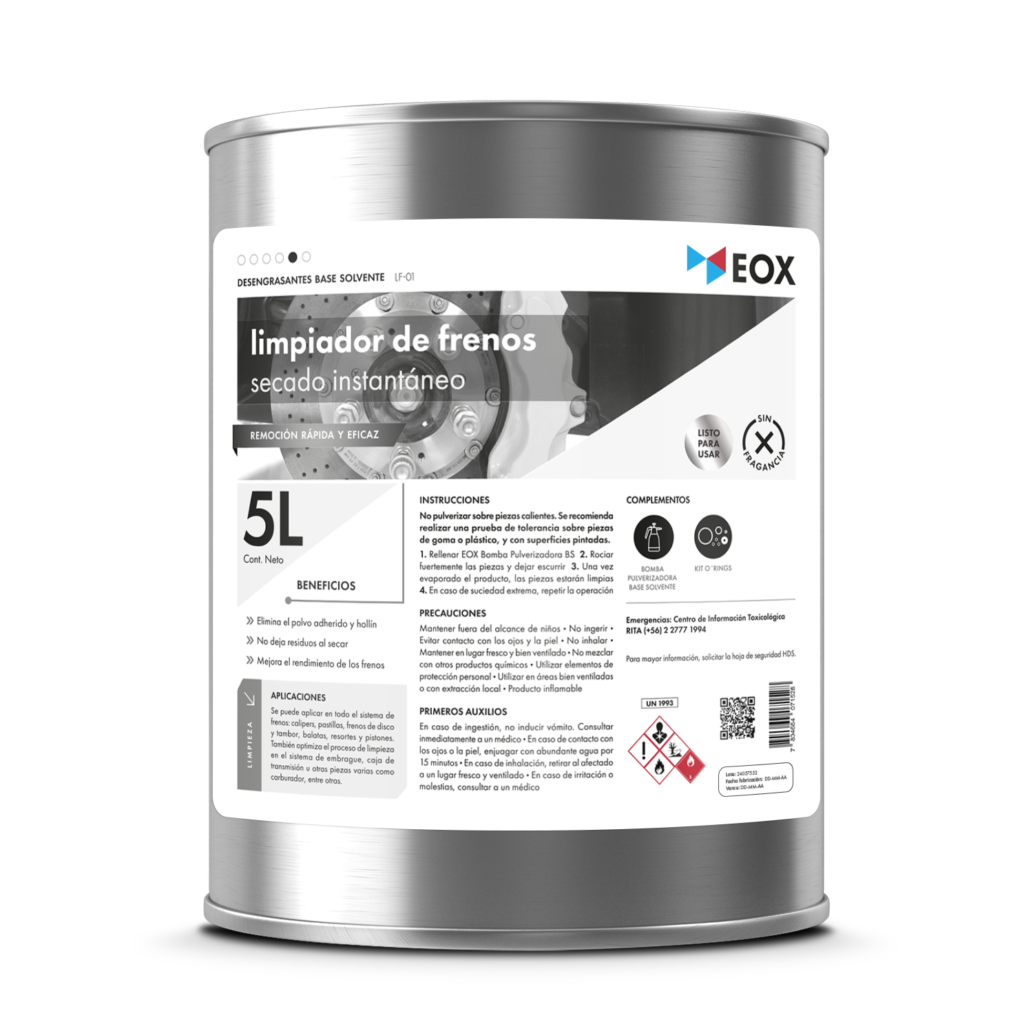 [LF01] Limpiador de Frenos | Secado Instantáneo