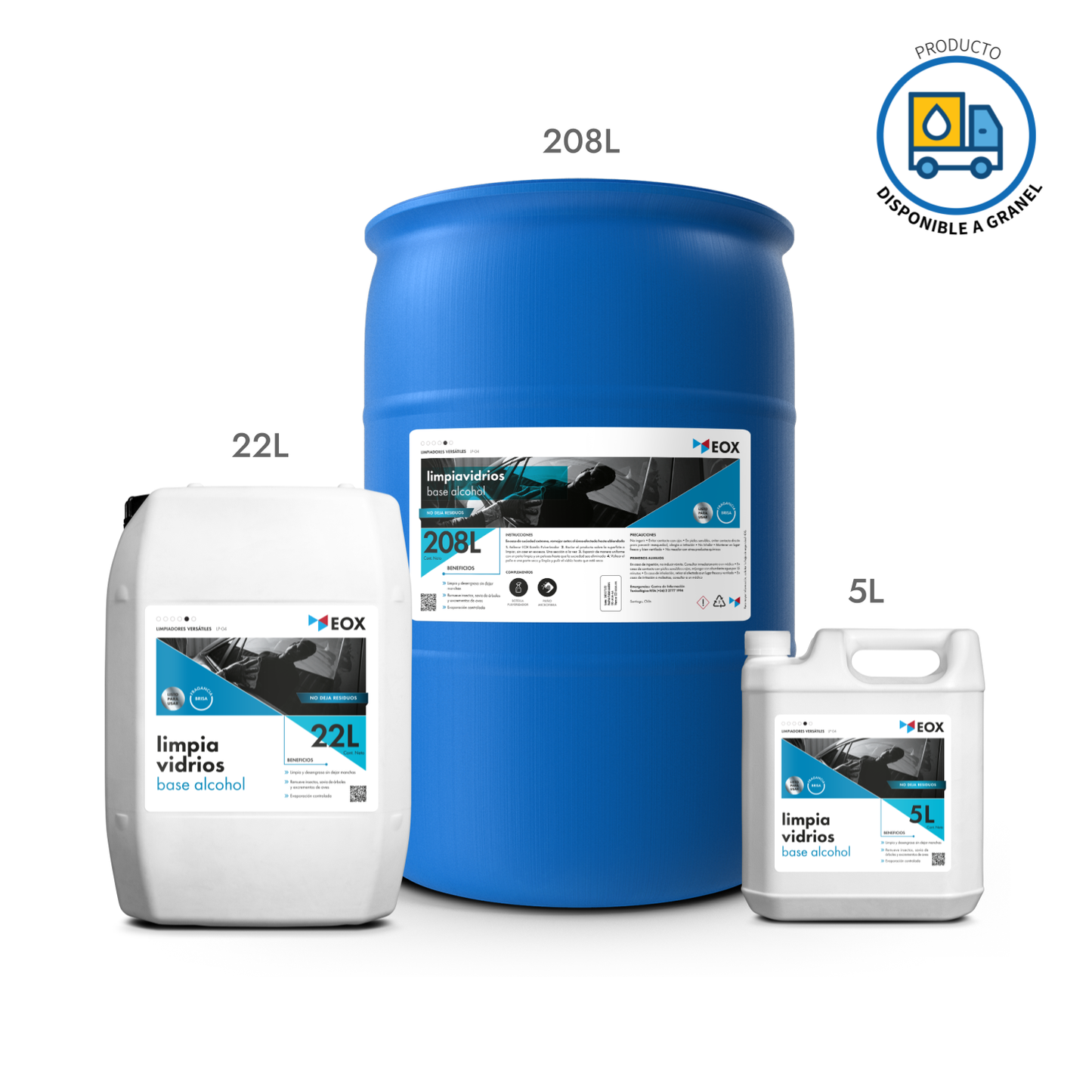 [LP04] Limpiavidrios | Base Alcohol