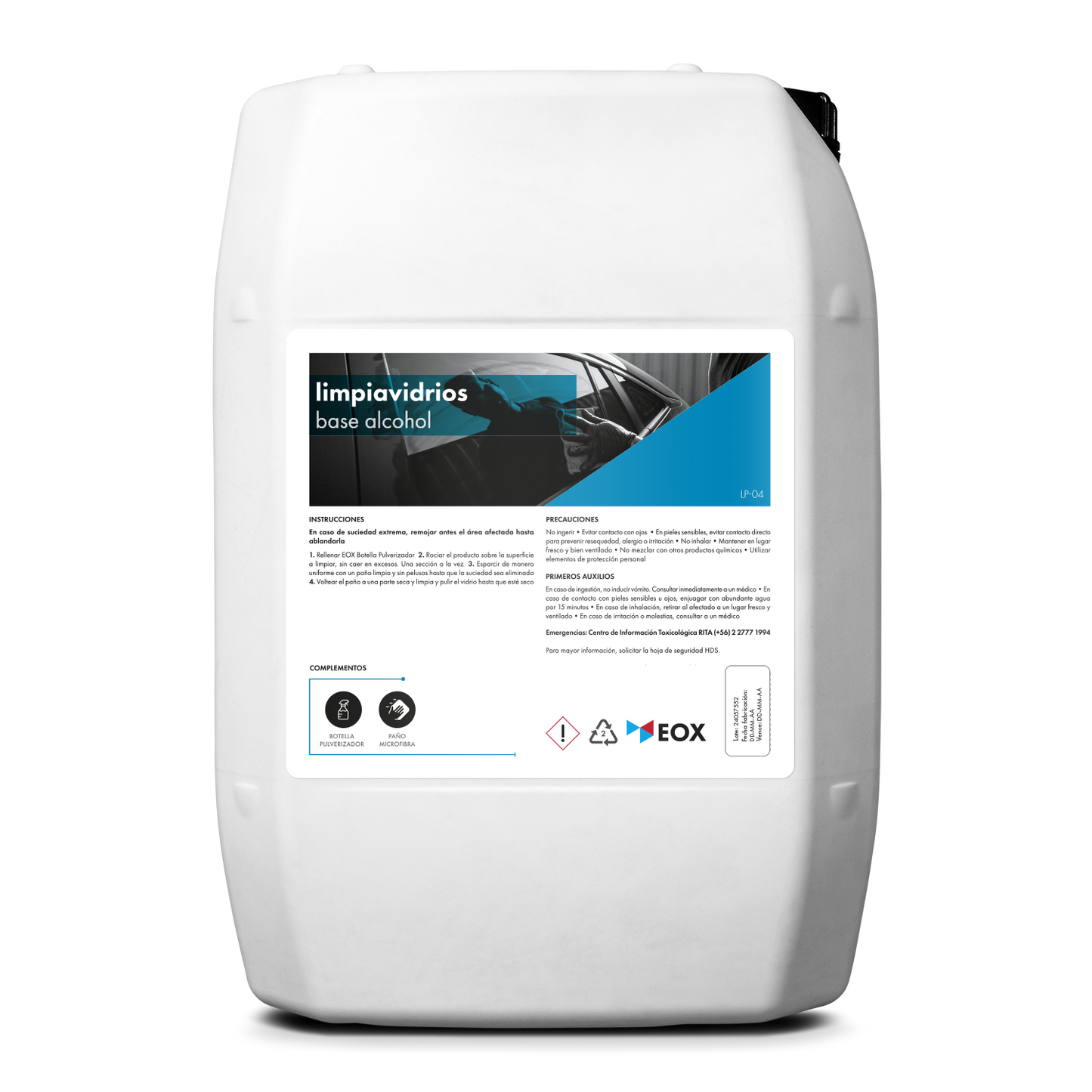 [LP04] Limpiavidrios | Base Alcohol