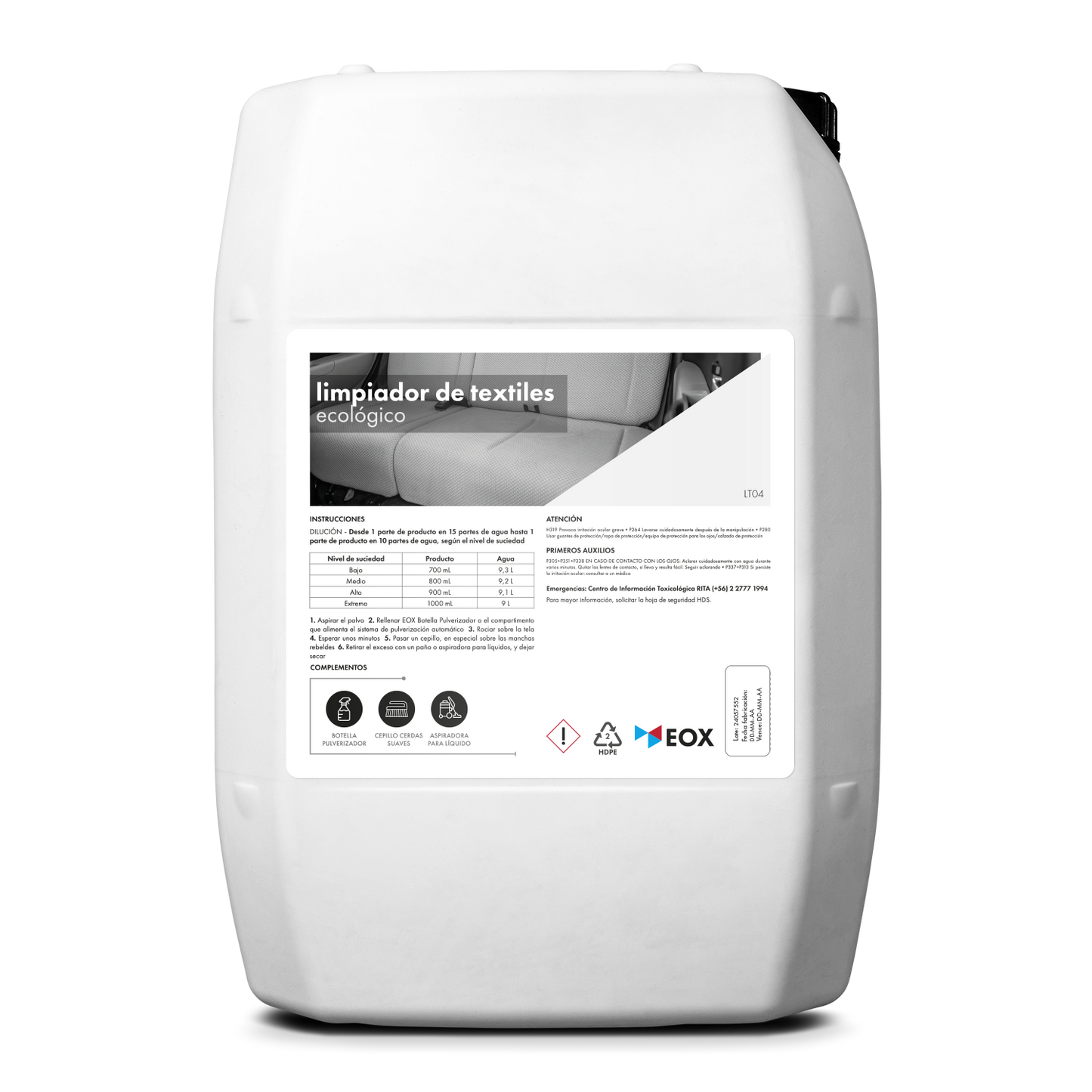 [LT04] Limpiador de Textiles | Ecológico