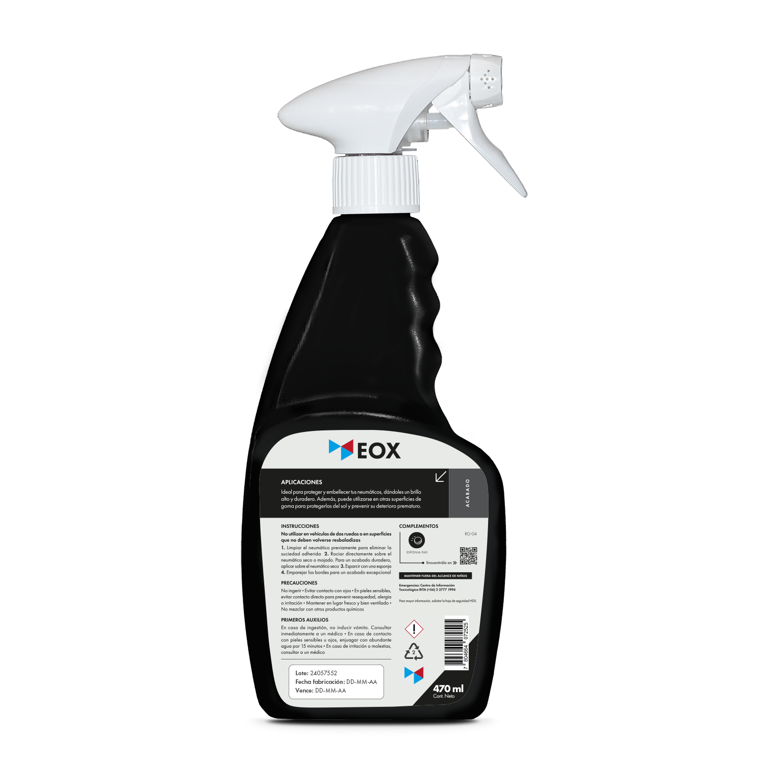 [RG04] Renovador de Neumáticos | Tire Shine c/ Gatillo