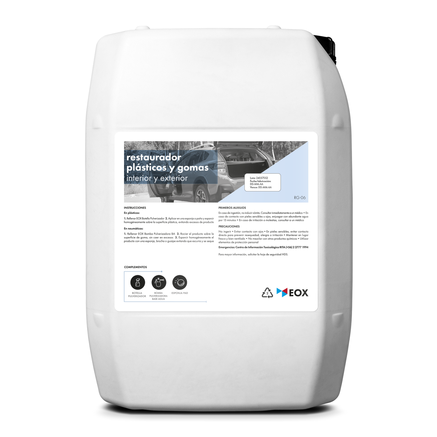 [RG06] Restaurador de Plásticos y Gomas | Interior y Exterior