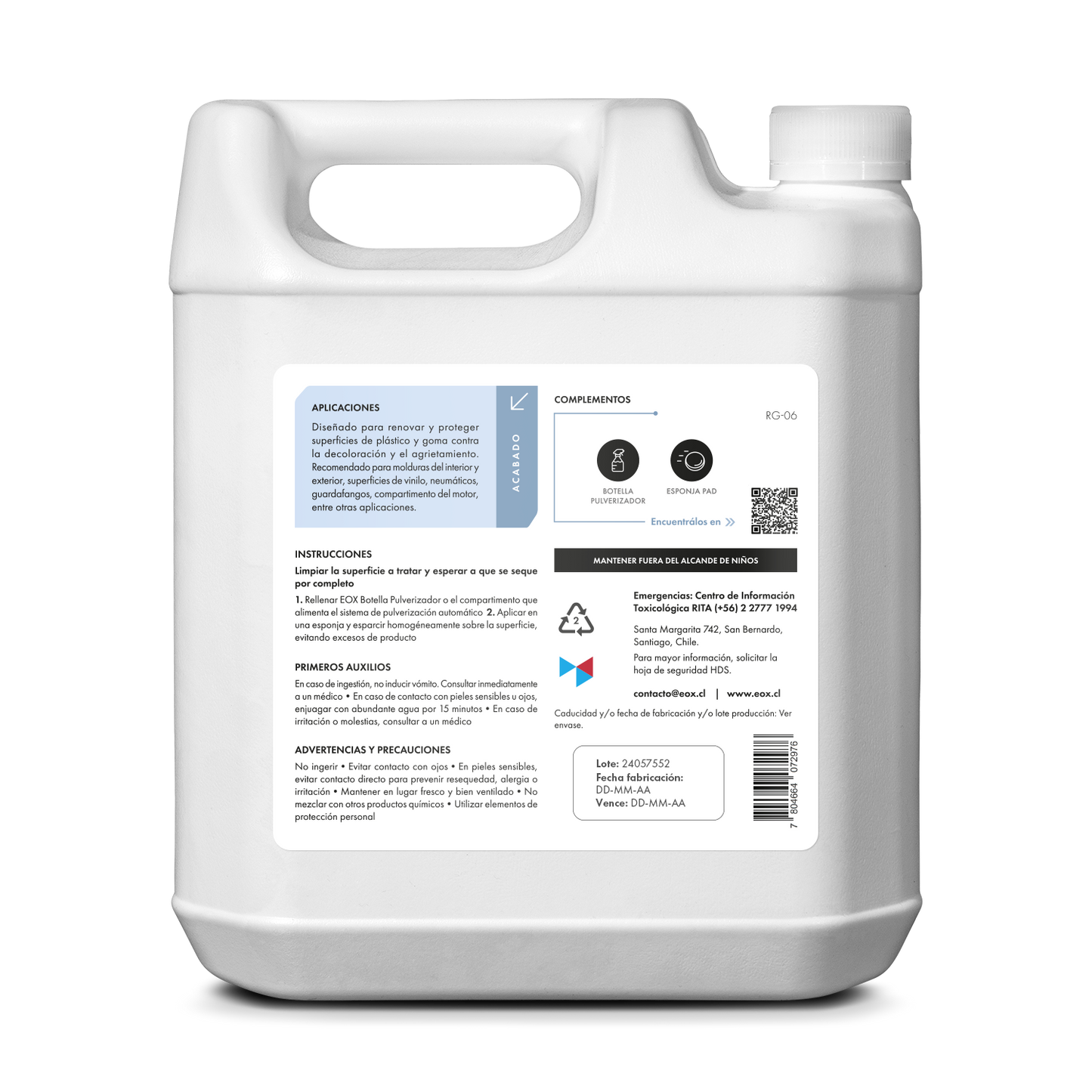 [RG06] Restaurador de Plásticos y Gomas | Interior y Exterior