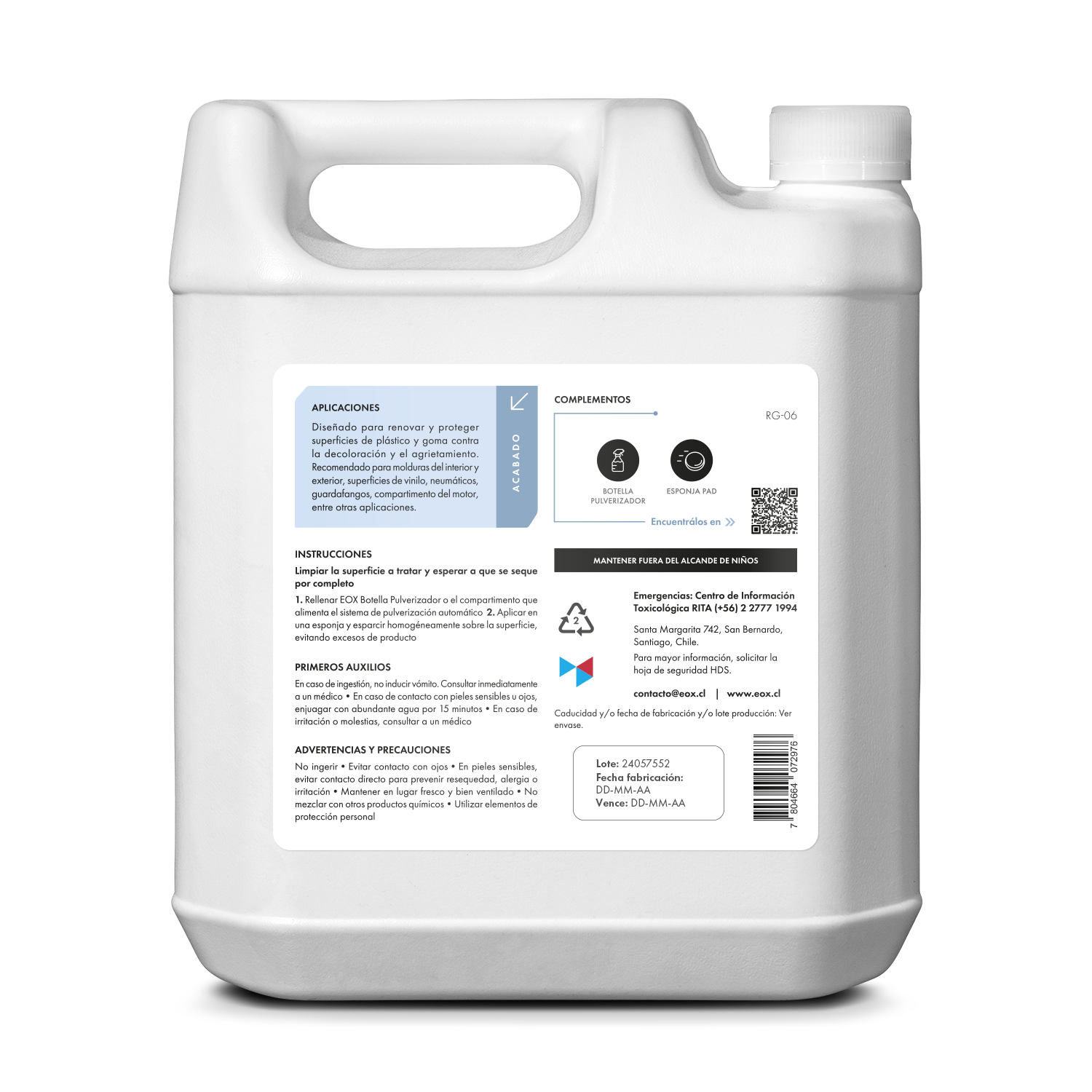 [RG06] Restaurador de Plásticos y Gomas | Interior y Exterior