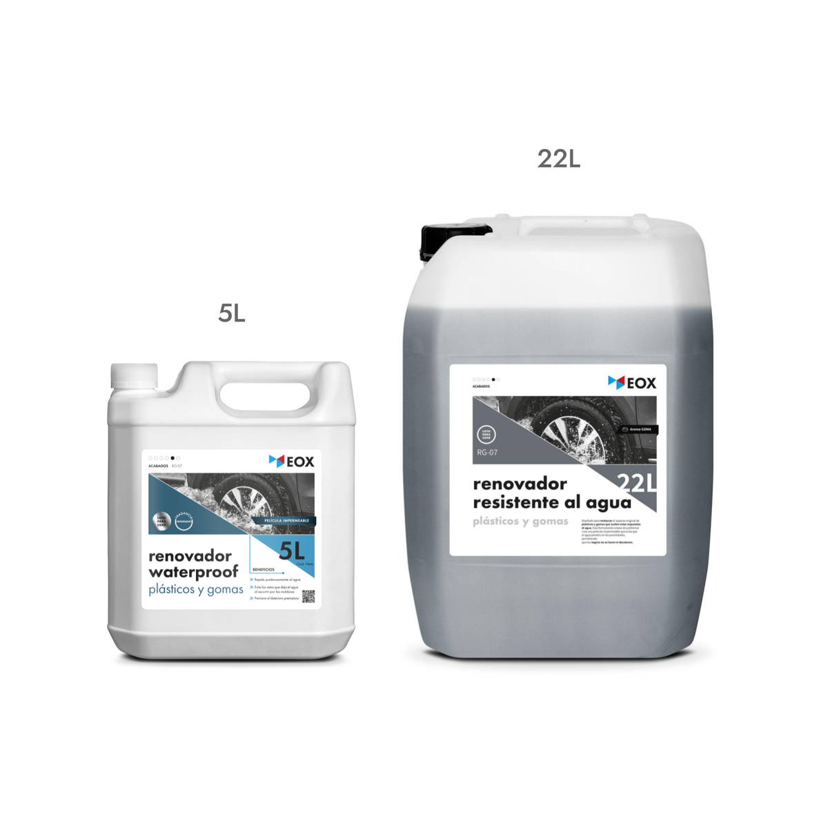 [RG07] Renovador Waterproof | Plásticos y Gomas