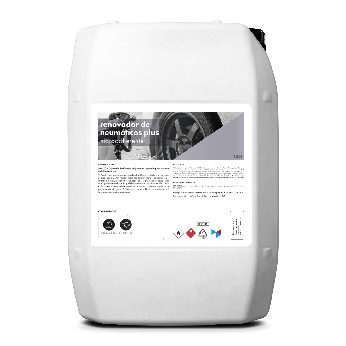 [RG08] Renovador de Neumáticos Plus | Hidroadherente