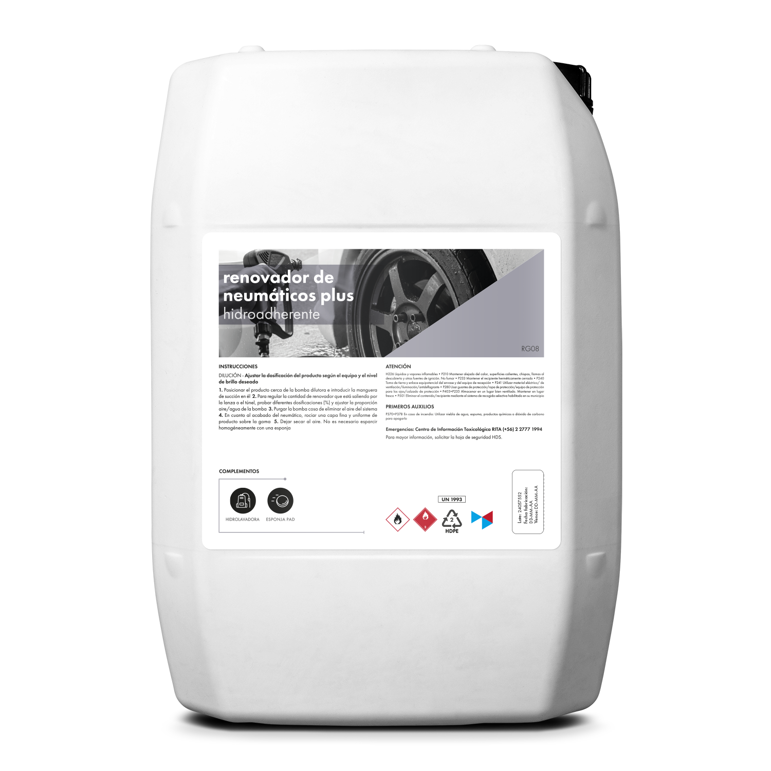 [RG08] Renovador de Neumáticos Plus | Hidroadherente
