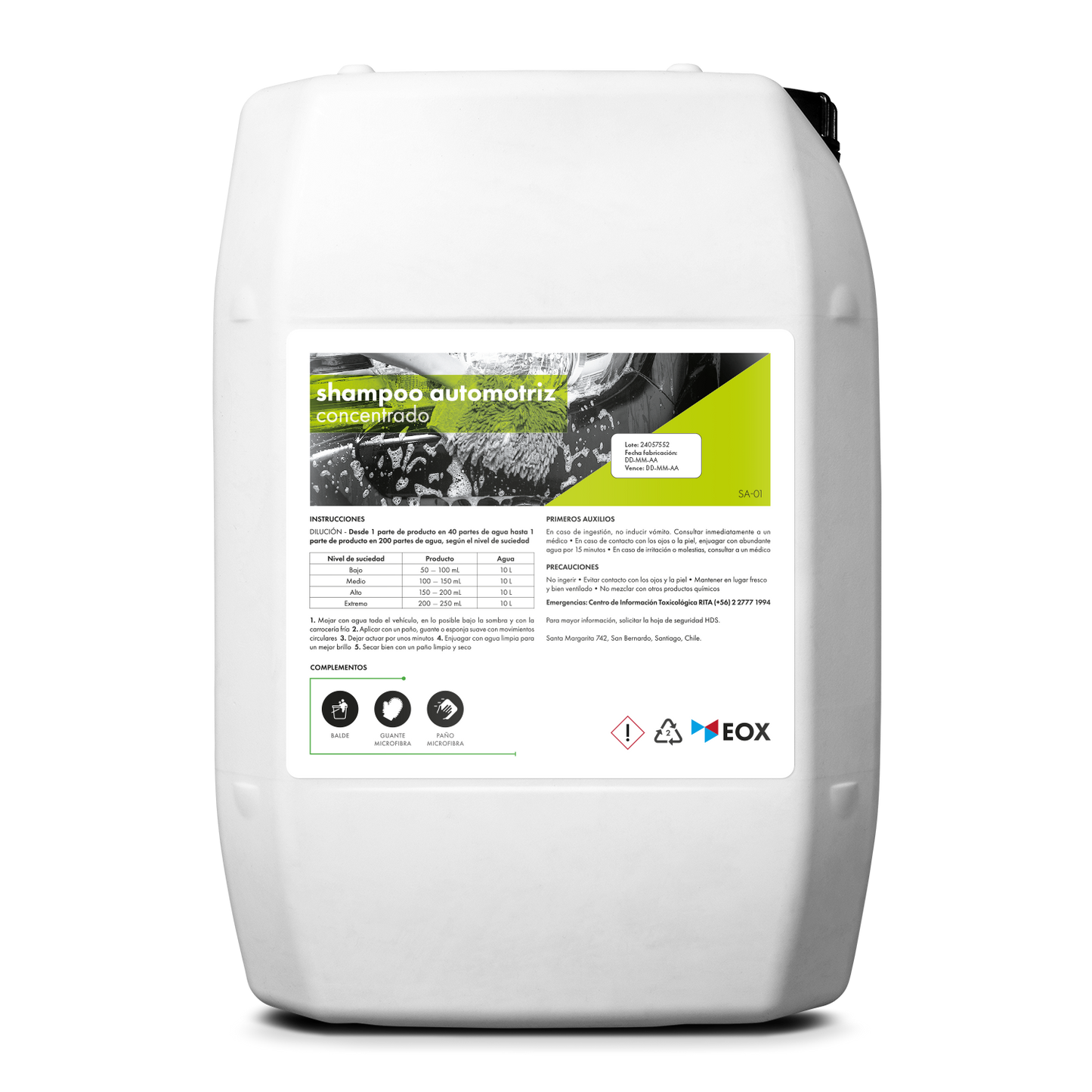 [SA01] Shampoo Automotriz | Concentrado