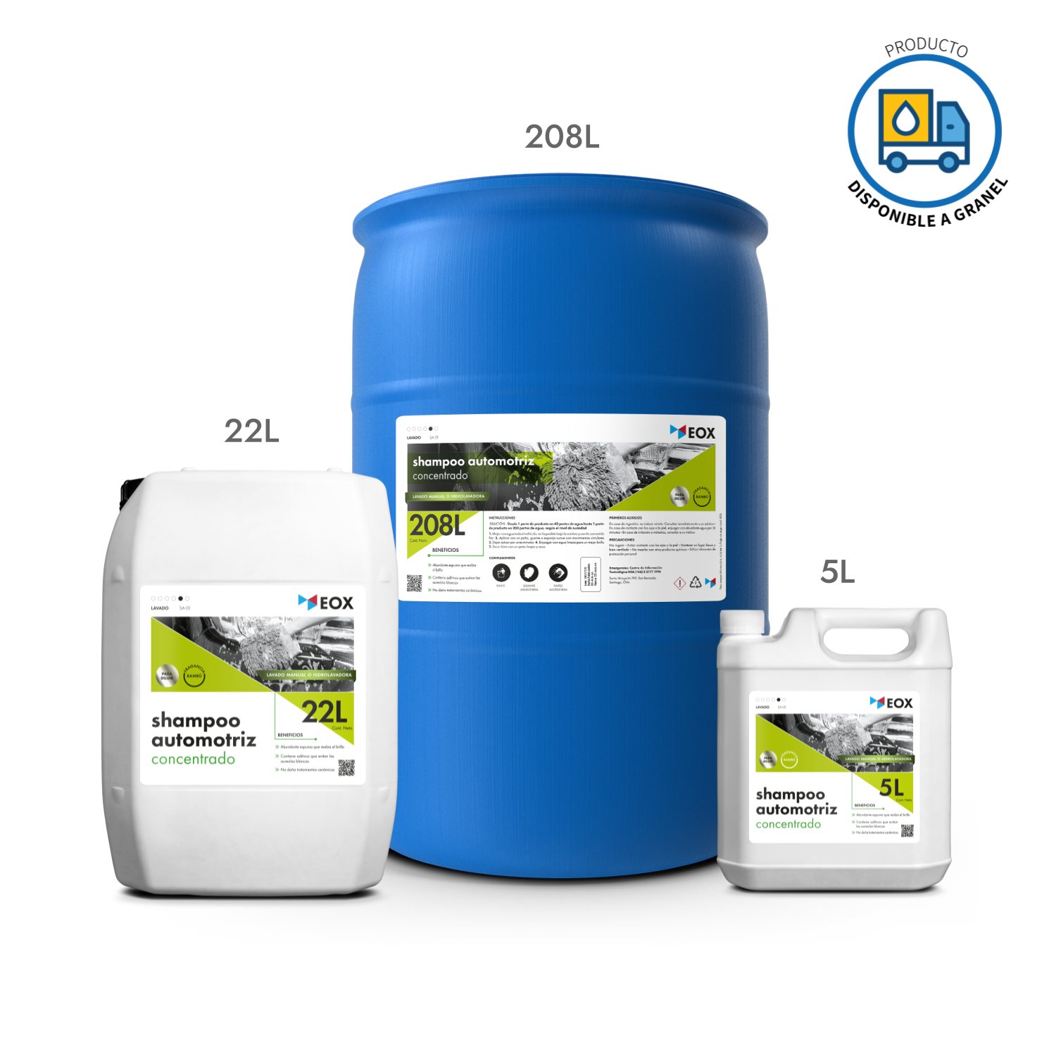 [SA01] Shampoo Automotriz | Concentrado