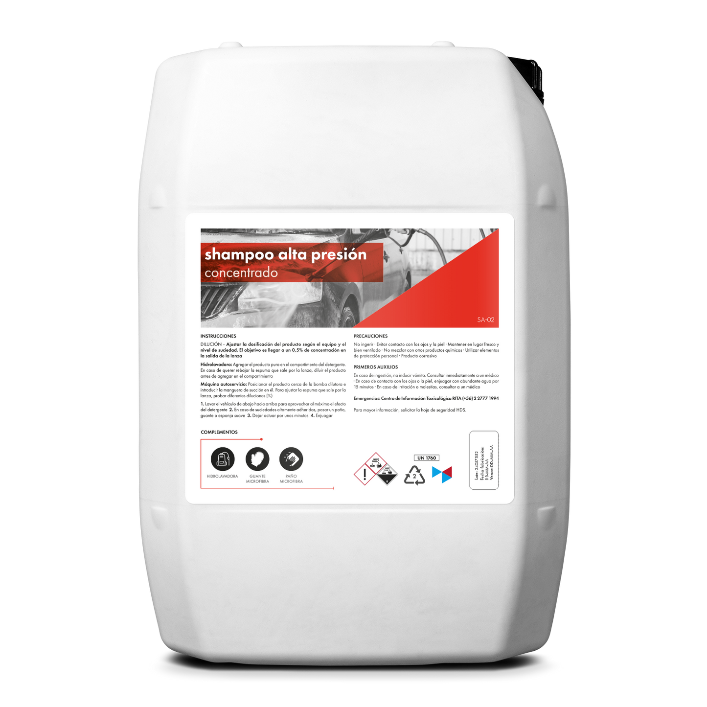 [SA02] Shampoo Alta Presión | Concentrado