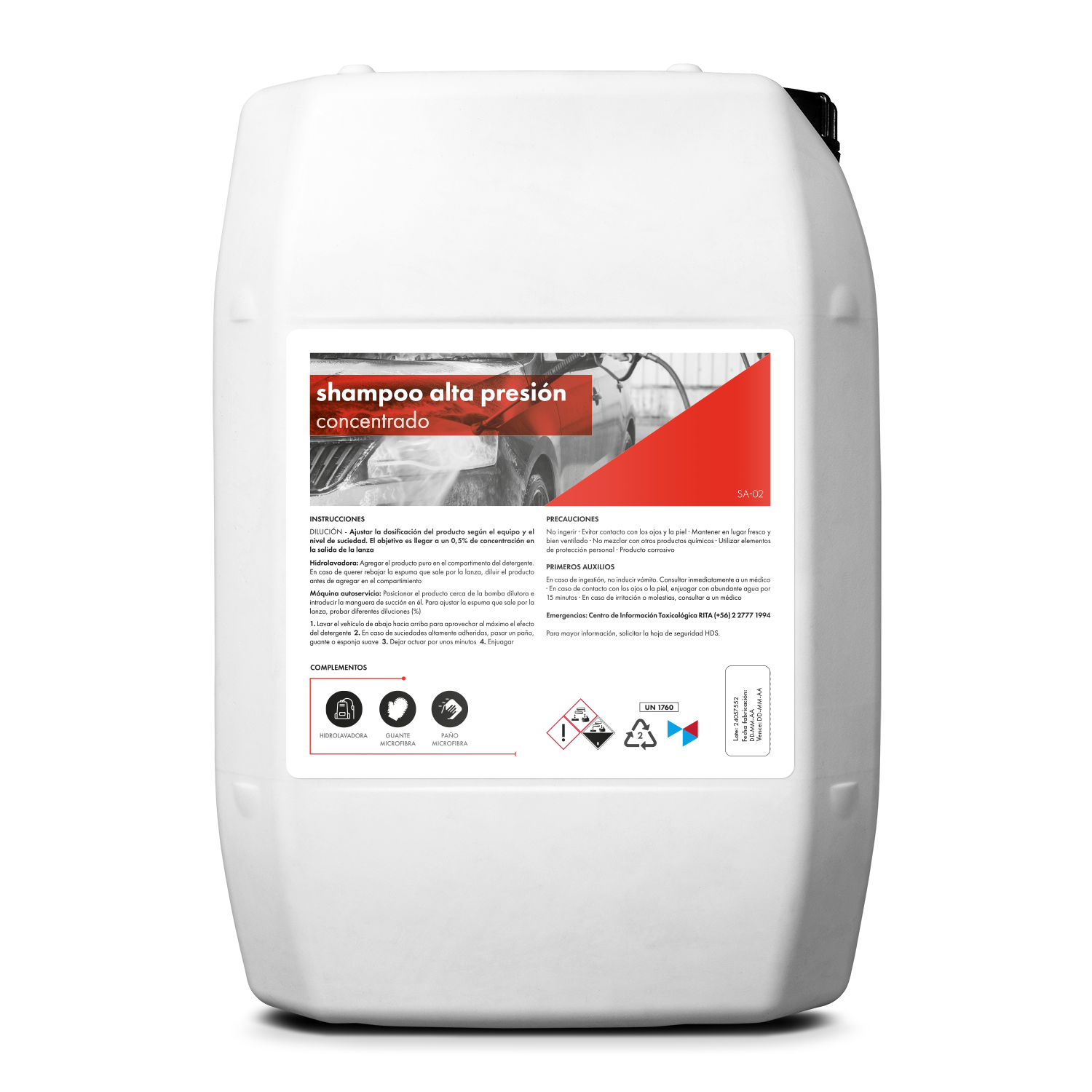 [SA02] Shampoo Alta Presión | Concentrado