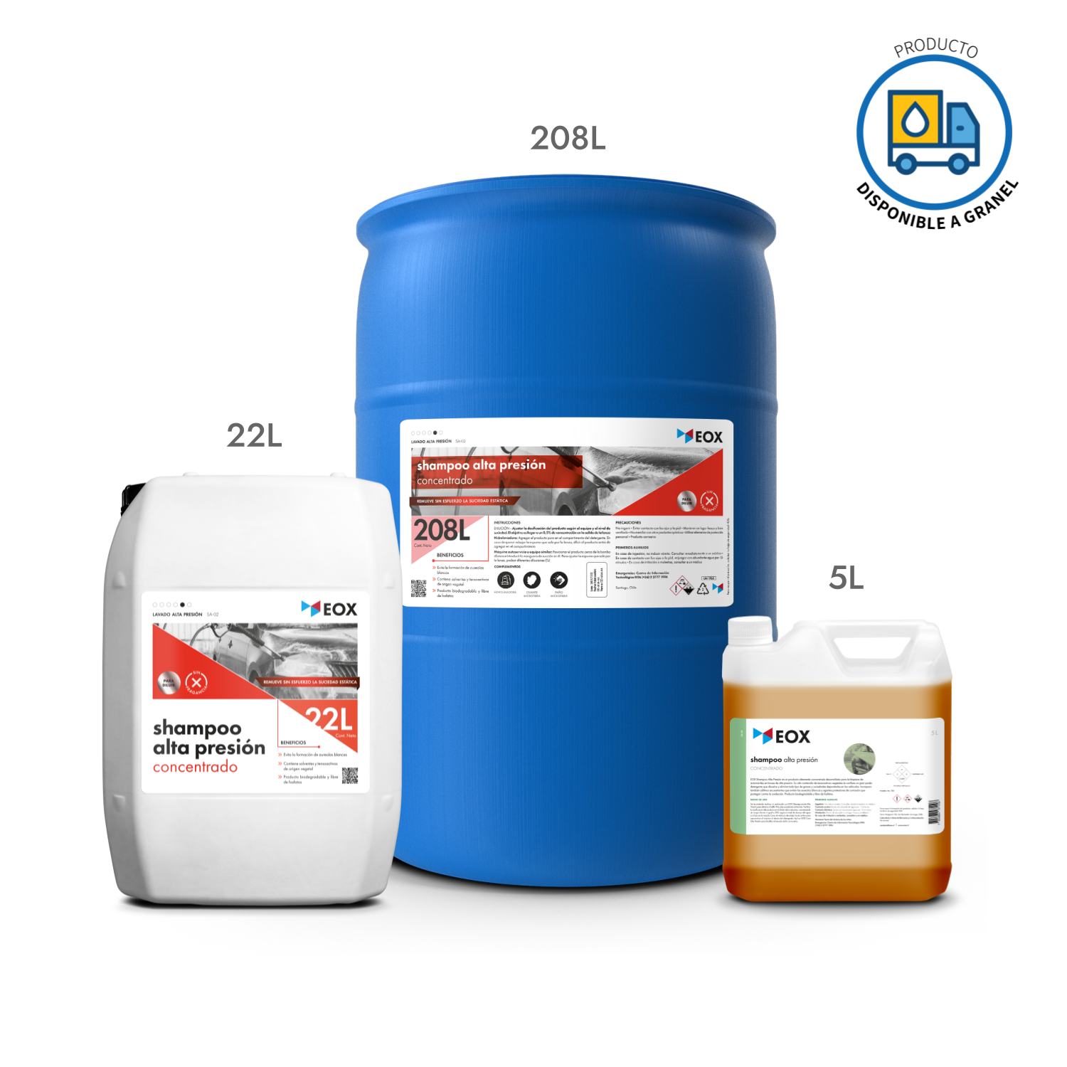 [SA02] Shampoo Alta Presión | Concentrado