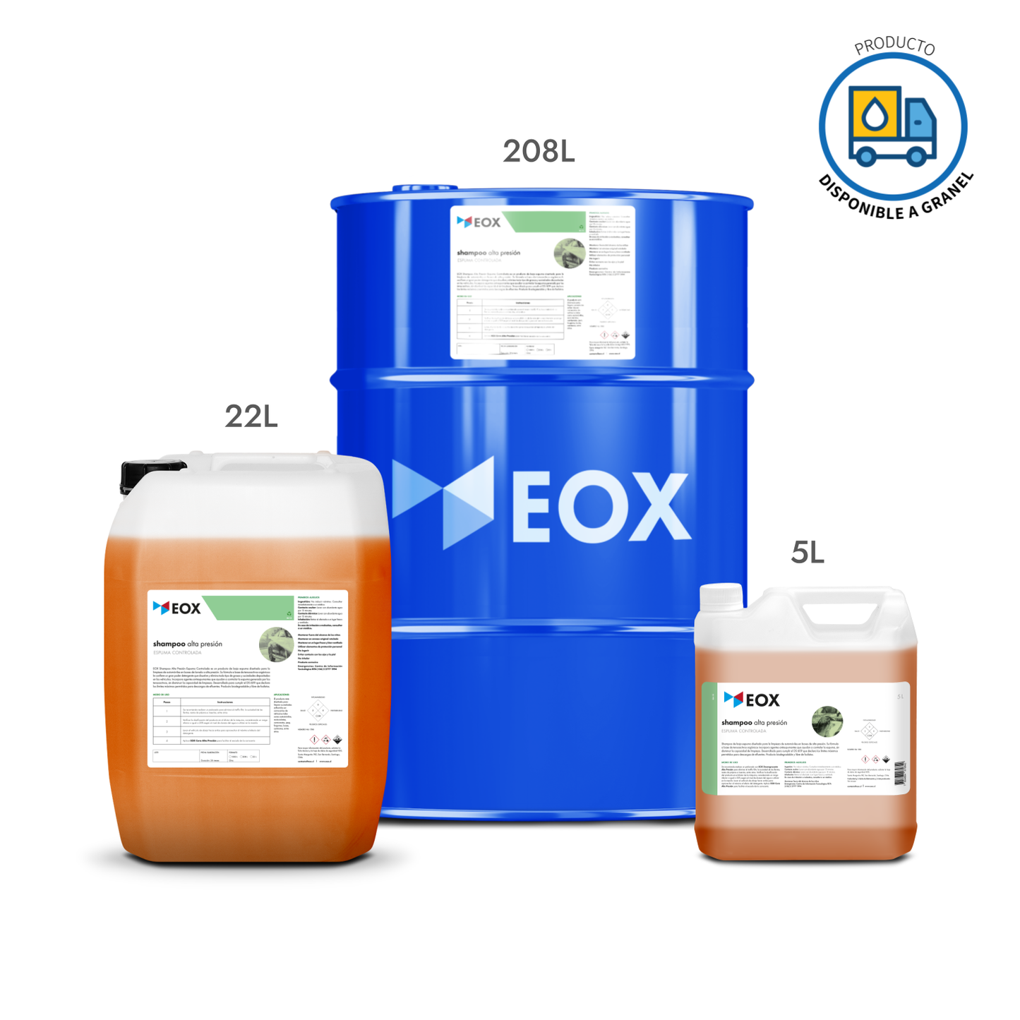 [SA15] Shampoo Alta Presión | Espuma Controlada