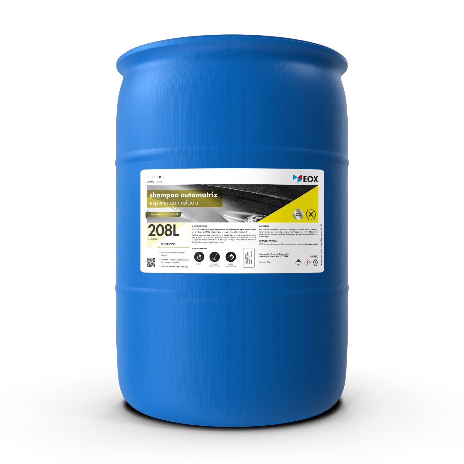 [SA16] Shampoo Automotriz | Espuma Controlada