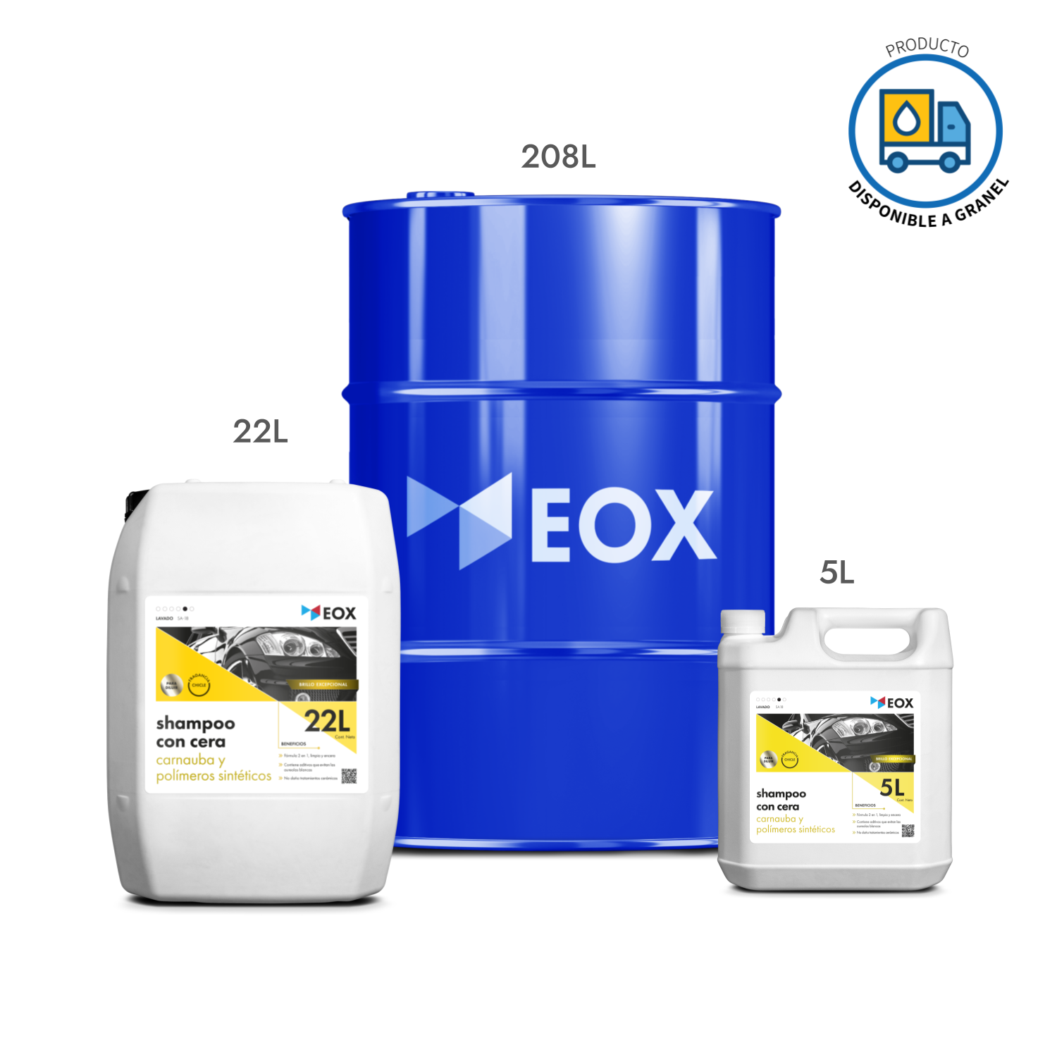 [SA18] Shampoo con Cera | Carnauba y Polímeros Sintéticos