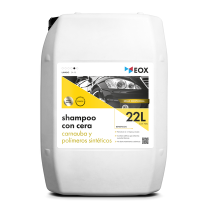 [SA18] Shampoo con Cera | Carnauba y Polímeros Sintéticos