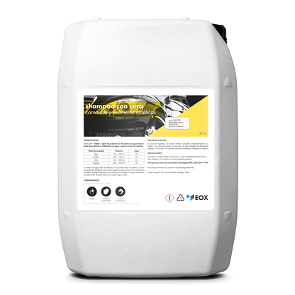 [SA18] Shampoo con Cera | Carnauba y Polímeros Sintéticos