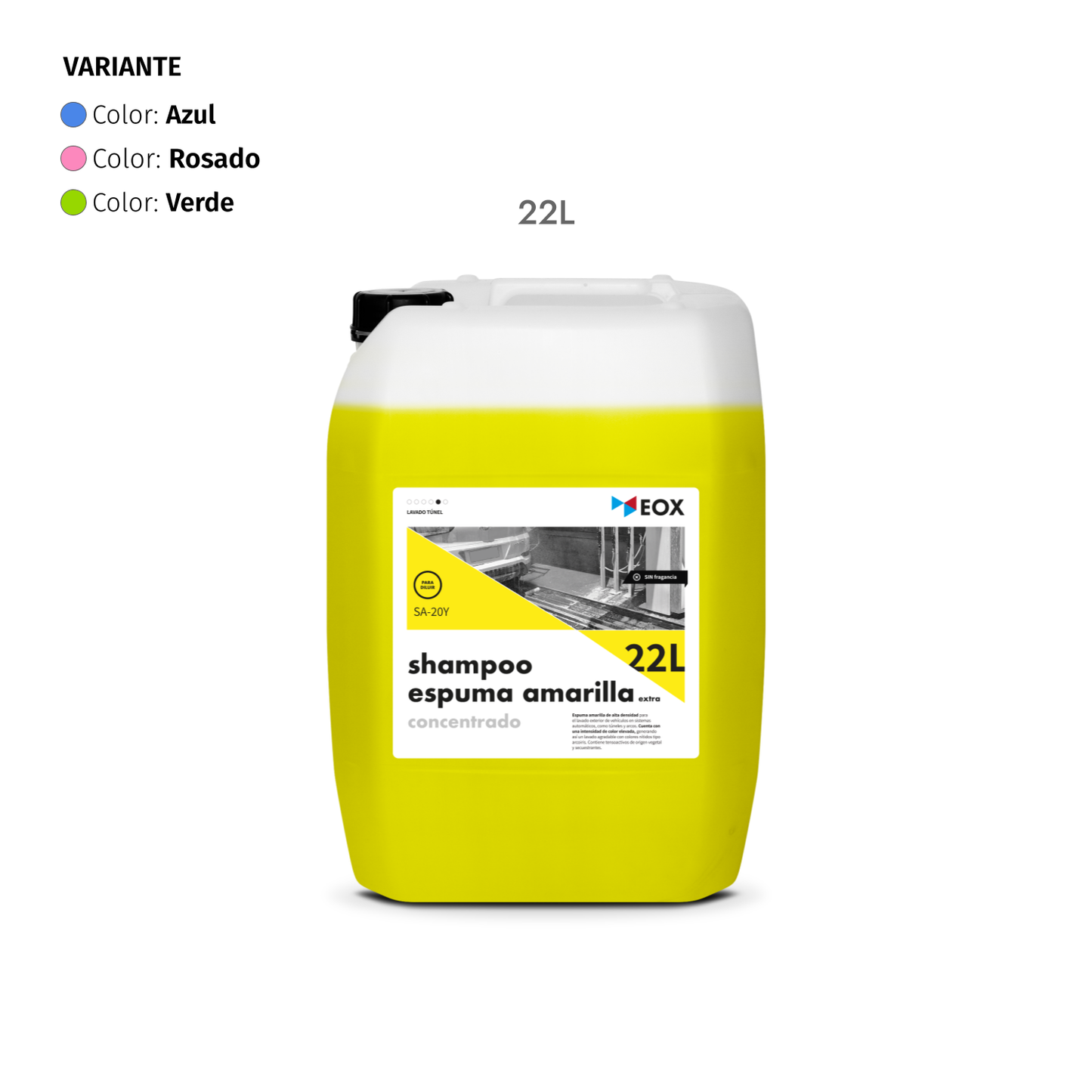 [SA20] Shampoo Espuma Extra | Concentrado