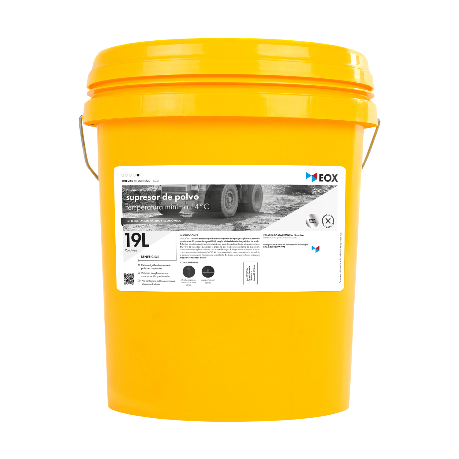 [SC01] Supresor de Polvo | Temperatura Mínima 14°C