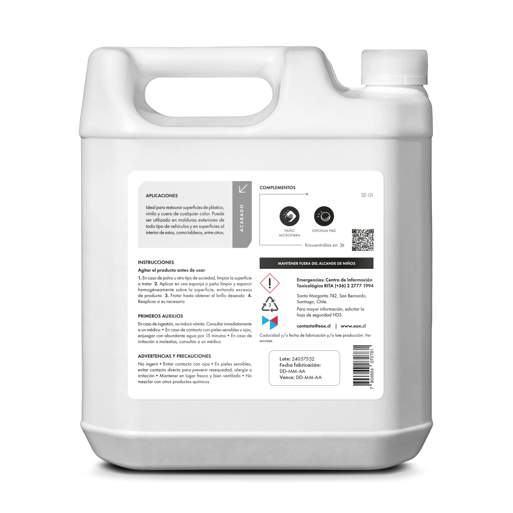 [SE01] Silicona Emulsionada | Acción Protectora