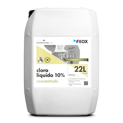 [TR02] Cloro Líquido 10% | Concentrado