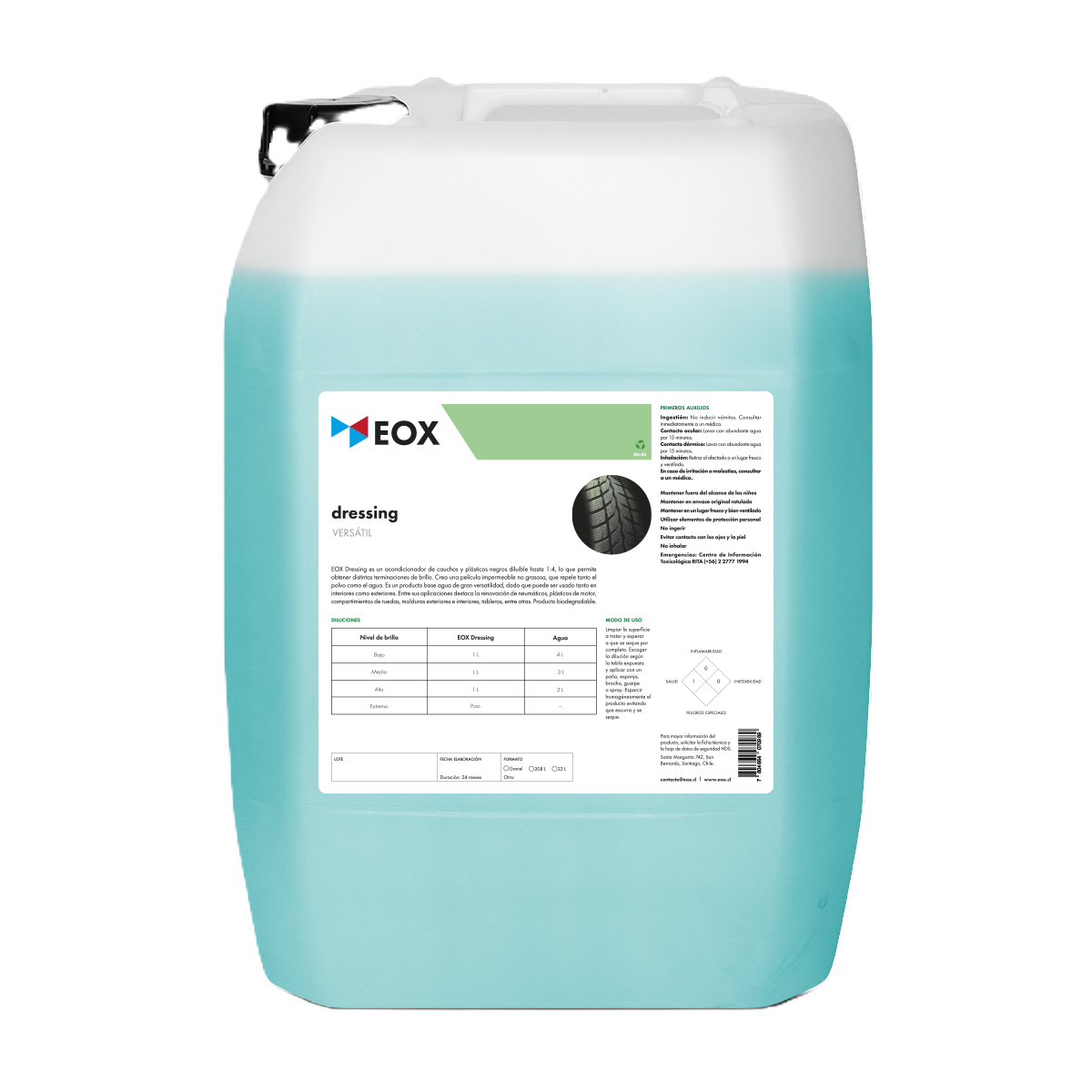 [RG02] Acondicionador Gomas y Plásticos | Interior y Exterior