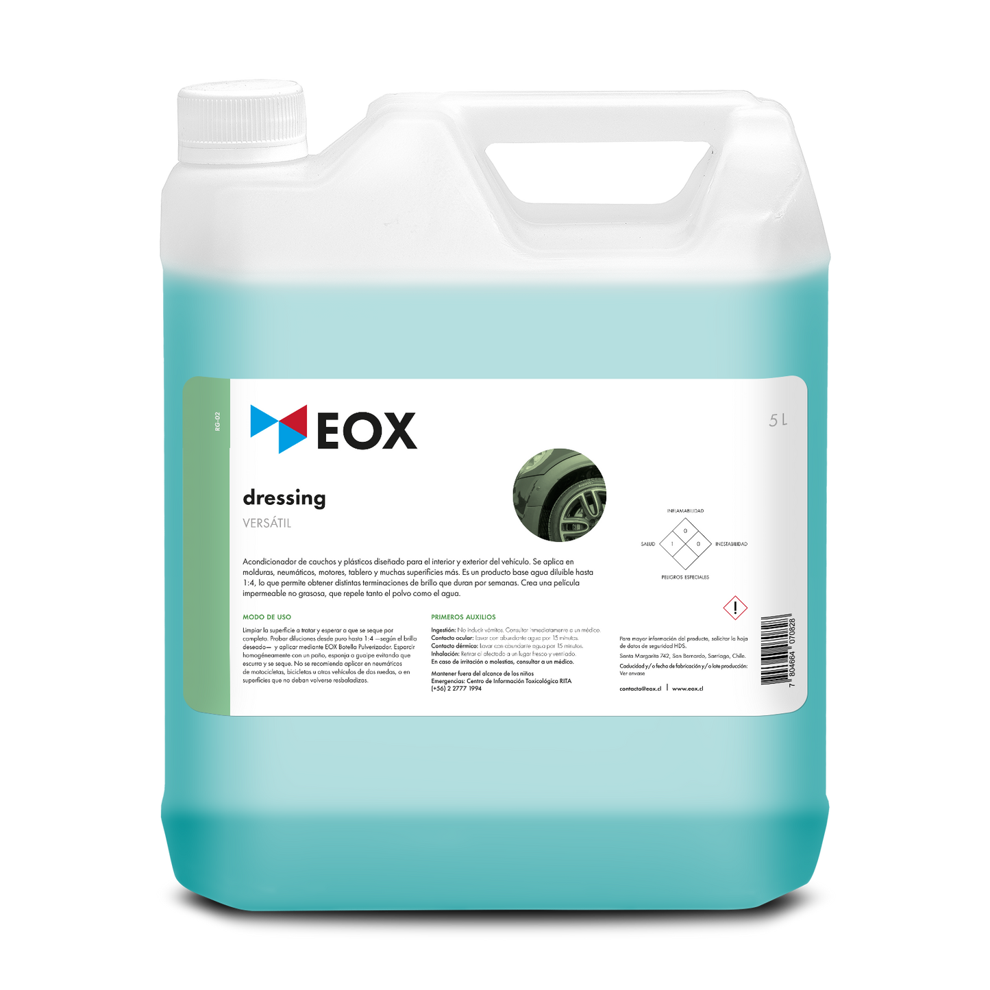 [RG02] Acondicionador Gomas y Plásticos | Interior y Exterior