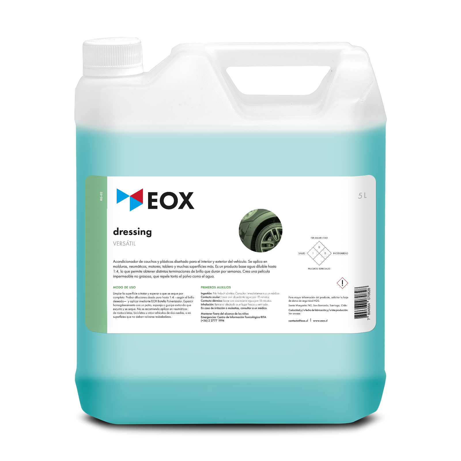 [RG02] Acondicionador Gomas y Plásticos | Interior y Exterior