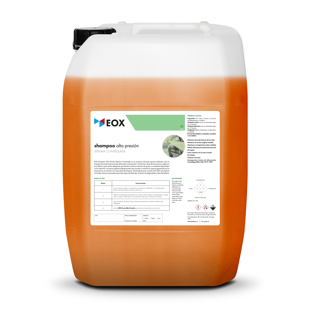 [SA15] Shampoo Alta Presión | Espuma Controlada
